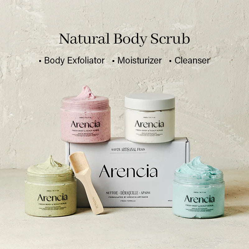 Fresh Cloud Body & Scalp Scrub French Mint & Lily - Απολεπιστικό Scrub Σώματος & Κεφαλιού - Μέντα & Κρίνο