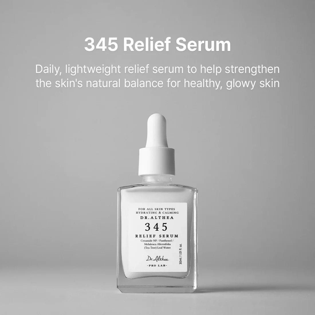 345 Relief Serum – Καταπραϋντικός Ορός Προσώπου με PDRN, Νιασιναμίδη & Ceramides