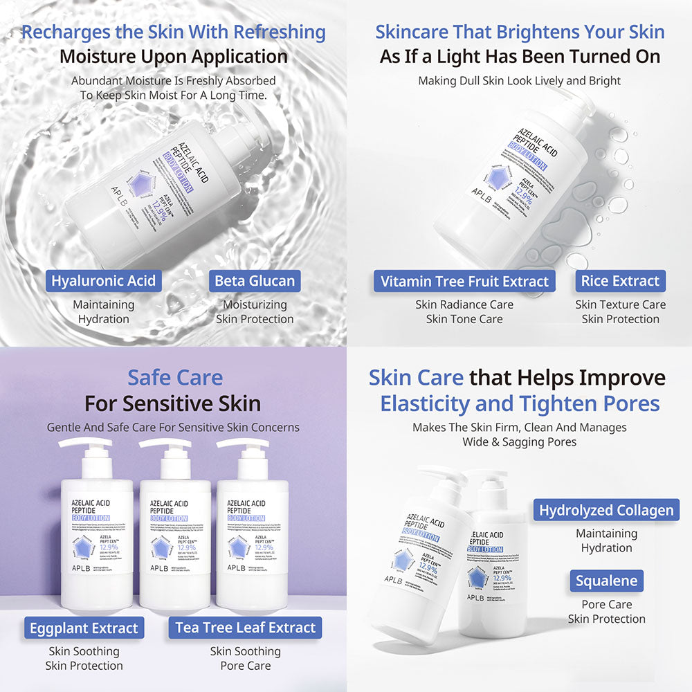 Azelaic Acid Peptide Body Lotion