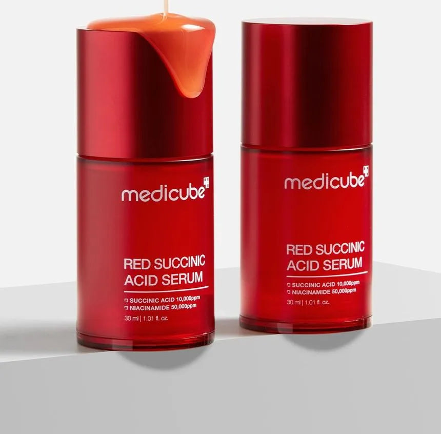 Red Succinic Acid Serum - Απολεπιστικός Ορός Κατά της Ακμής με Νιασιναμίδη & Σουξινικό Οξύ