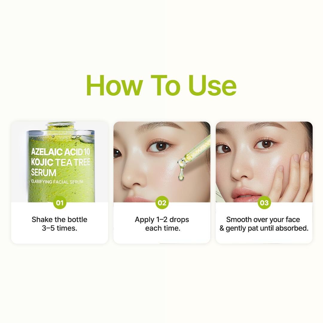 Azelaic Acid 10 Kojic Tea Tree Serum - Καθαρισμός Ακμής & Σημαδιών