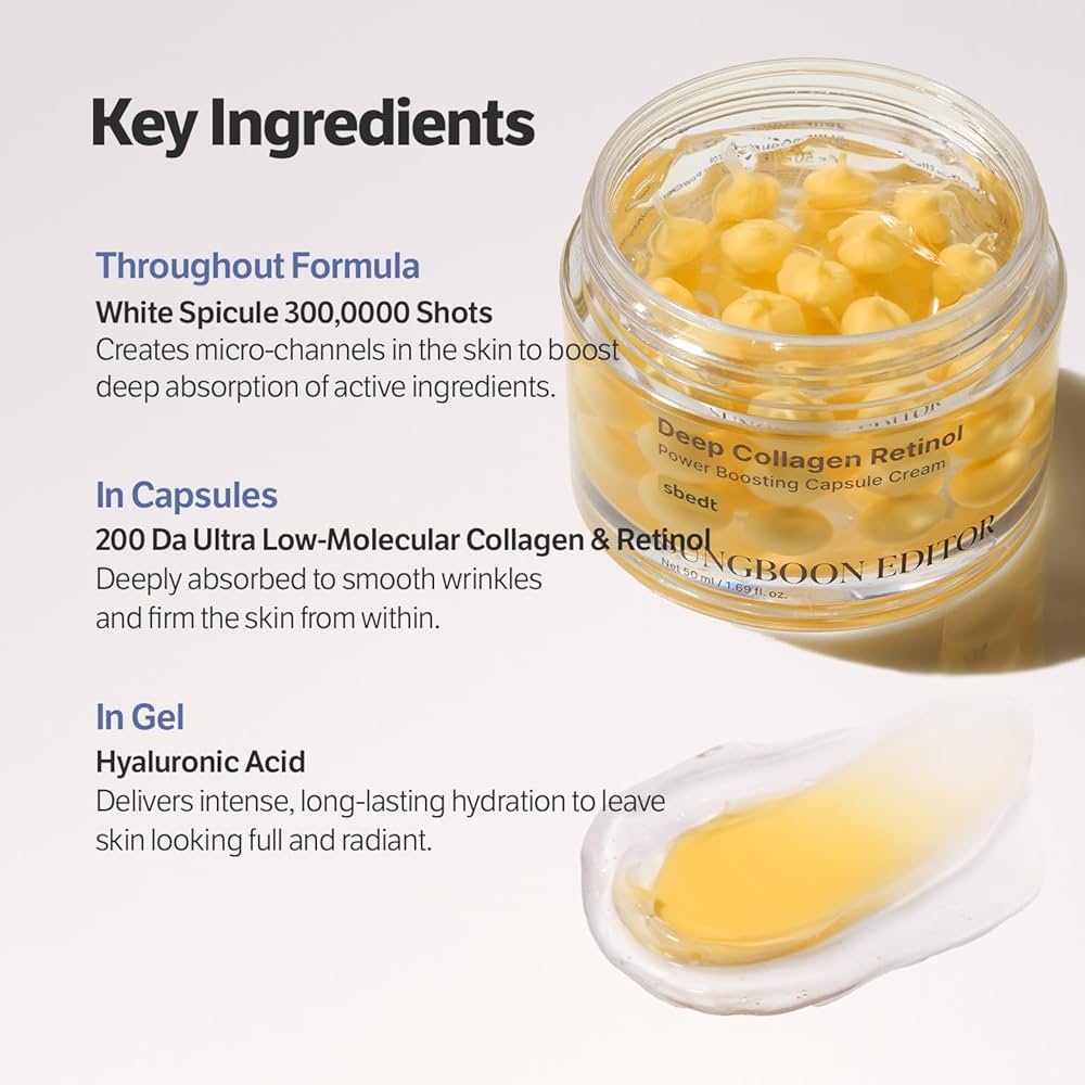 Deep Collagen Retinol Power Boosting Capsule Cream - Κρέμα Αναδόμησης με Κολλαγόνο και Ρετινόλη