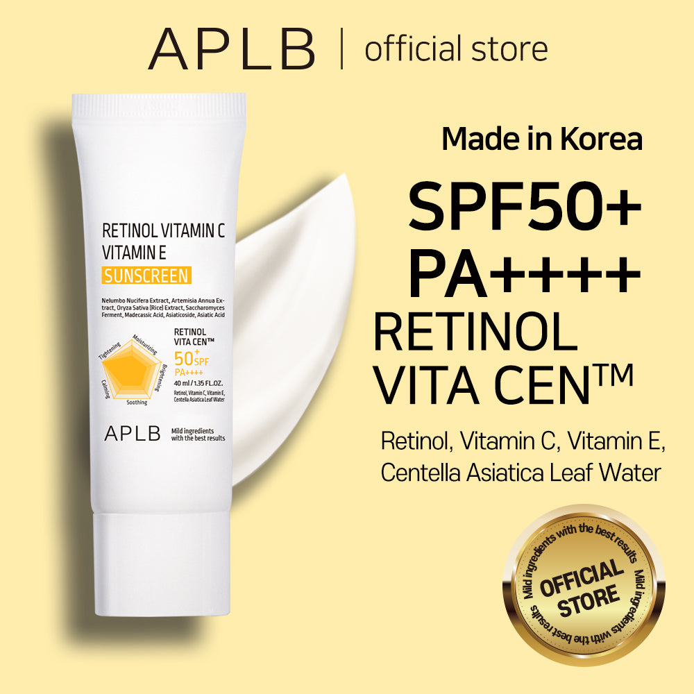 Retinol Vitamin C Vitamin E Sunscreen SPF 50+ PA++++