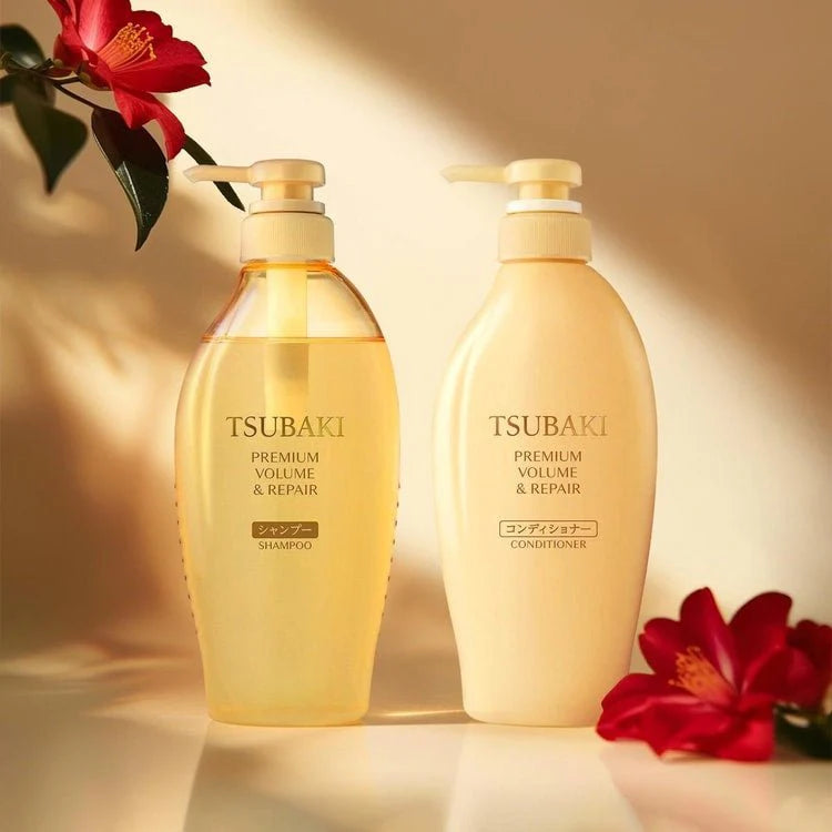 Tsubaki Premium Volume & Repair Shampoo - Όγκος και Αναδόμηση για Υγιή Μαλλιά