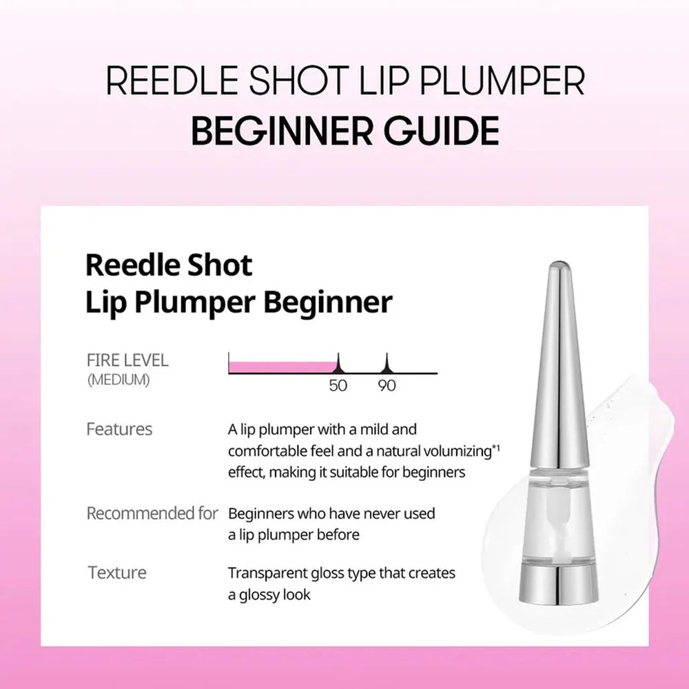 Reedle Shot Lip Plumper Beginner - Διογκωτικό Gloss με μικροβελόνες