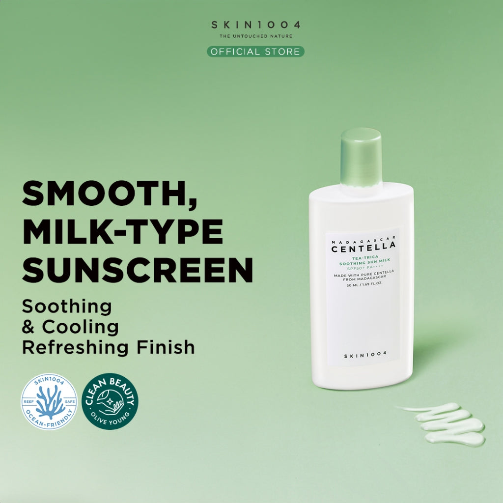 Madagascar Centella Tea-Trica Soothing Sun Milk - Αντηλιακό Γαλάκτωμα Καταπράυνσης για Ευαίσθητο Δέρμα