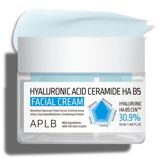 Hyaluronic Acid Ceramide HA B5 Facial Cream - Κρέμα Προσώπου για Βαθιά Ενυδάτωση και Επανόρθωση