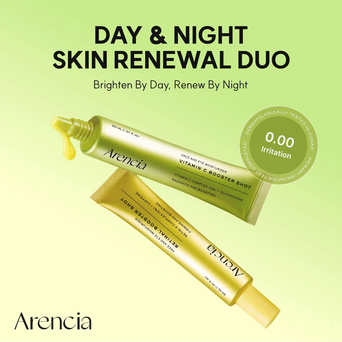 Booster shot day and night duo - Ολοκληρωμένο Σετ Περιποίησης Πρωί & Βράδυ για Λάμψη και Ανανέωση της Επιδερμίδας
