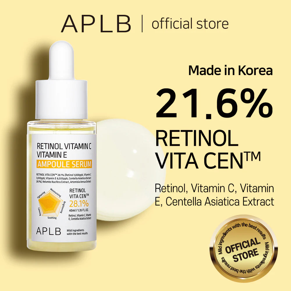 Retinol Vitamin C Vitamin E Ampoule Serum - Ορός Αναγέννησης & Αντιγήρανσης με Ρετινόλη, Βιταμίνες C & E
