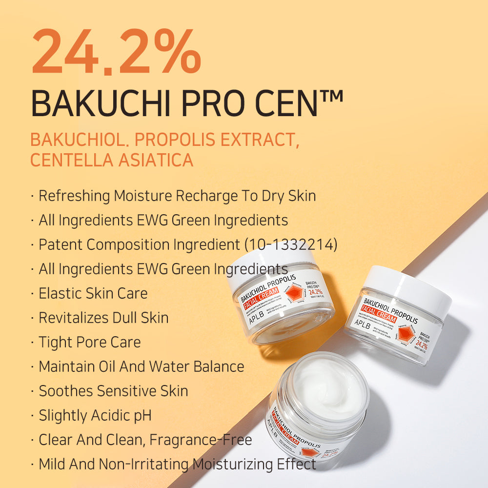 Bakuchiol Propolis Facial Cream – Ενυδατική & Αντιγηραντική Κρέμα Προσώπου