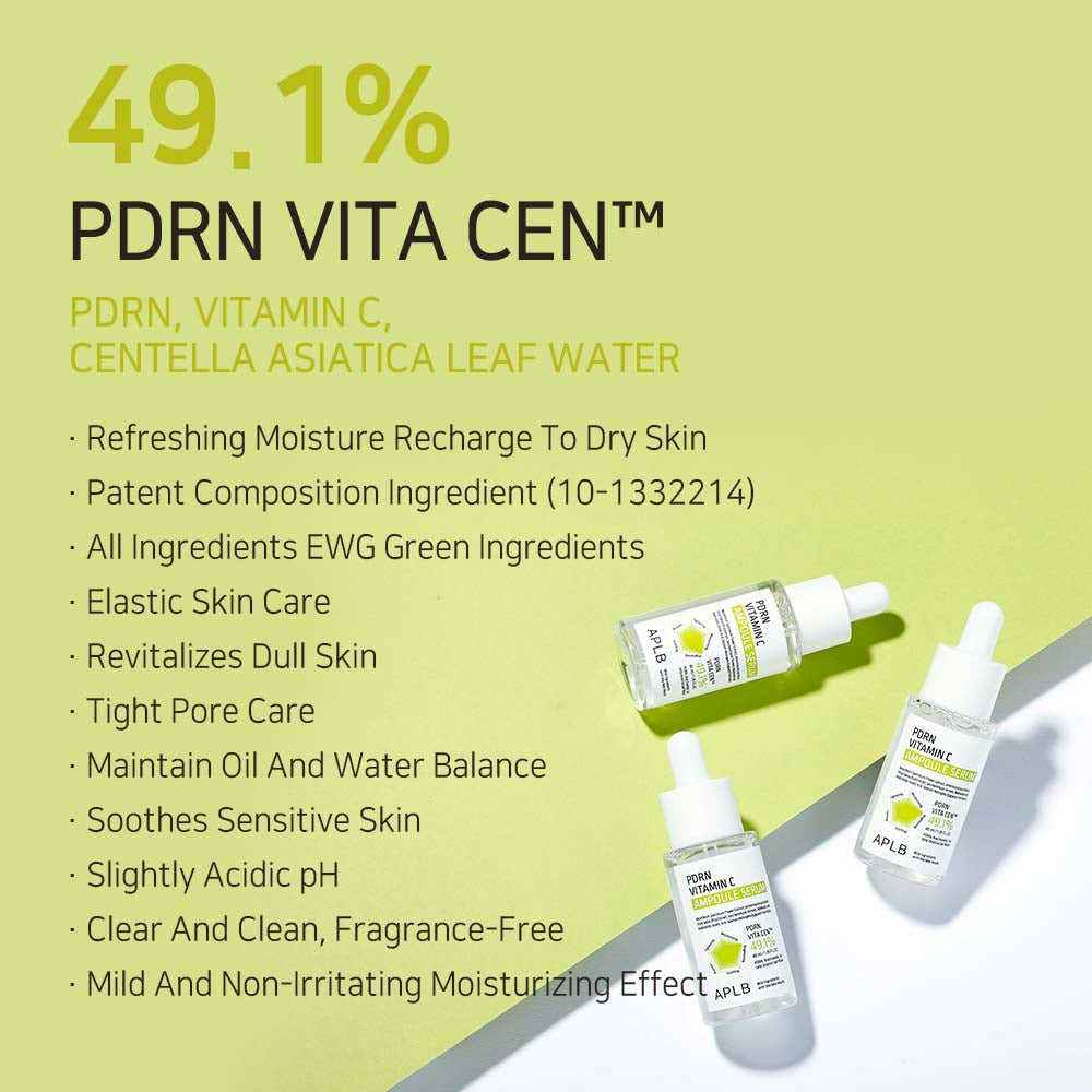 PDRN Vitamin C Ampoule Serum – Αντιγηραντικός Ορός Λάμψης