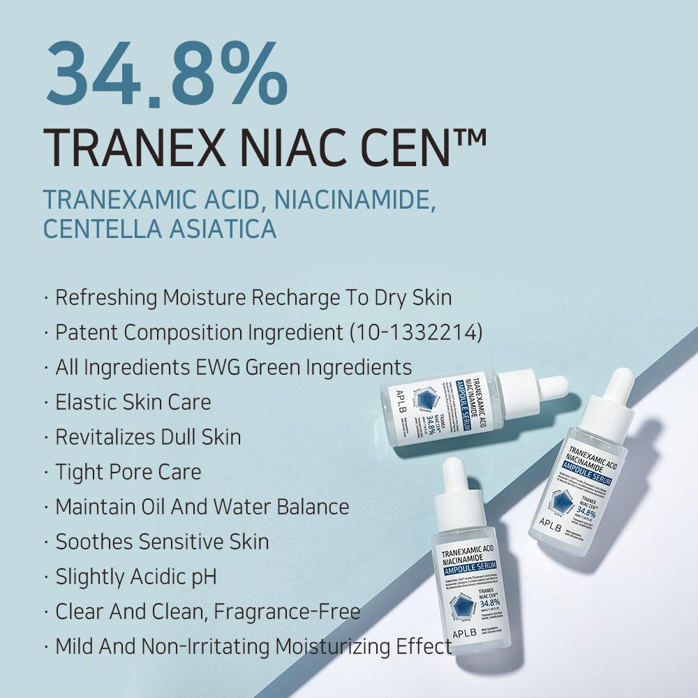 Tranexamic Acid Niacinamide Ampoule Serum – Λευκαντικός & Ενυδατικός Ορός