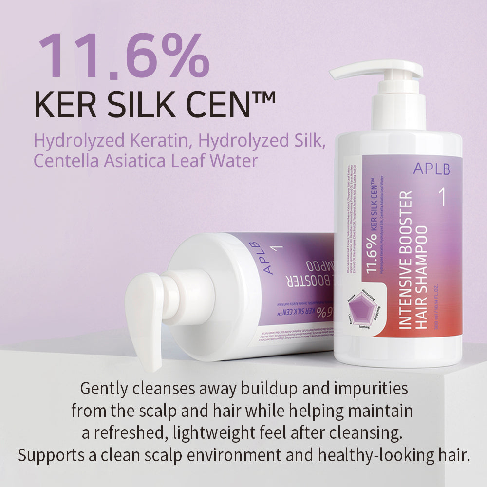 Intensive Booster Hair Shampoo – Ενδυναμωτικό Σαμπουάν Επανόρθωσης με Κερατίνη & Πρωτεΐνες Μεταξιού