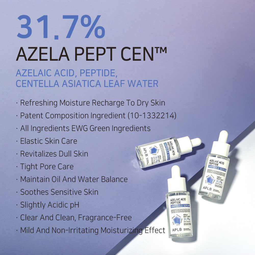 Azelaic Acid Peptide Ampoule Serum – Ορός για Ομοιόμορφο Τόνο & Ελαστικότητα