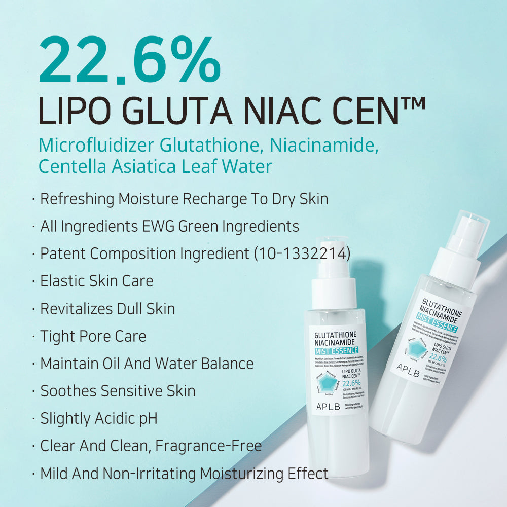 Glutathione Niacinamide Mist Essence – Ενυδατική & Καταπραϋντική Essence σε Μορφή Mist