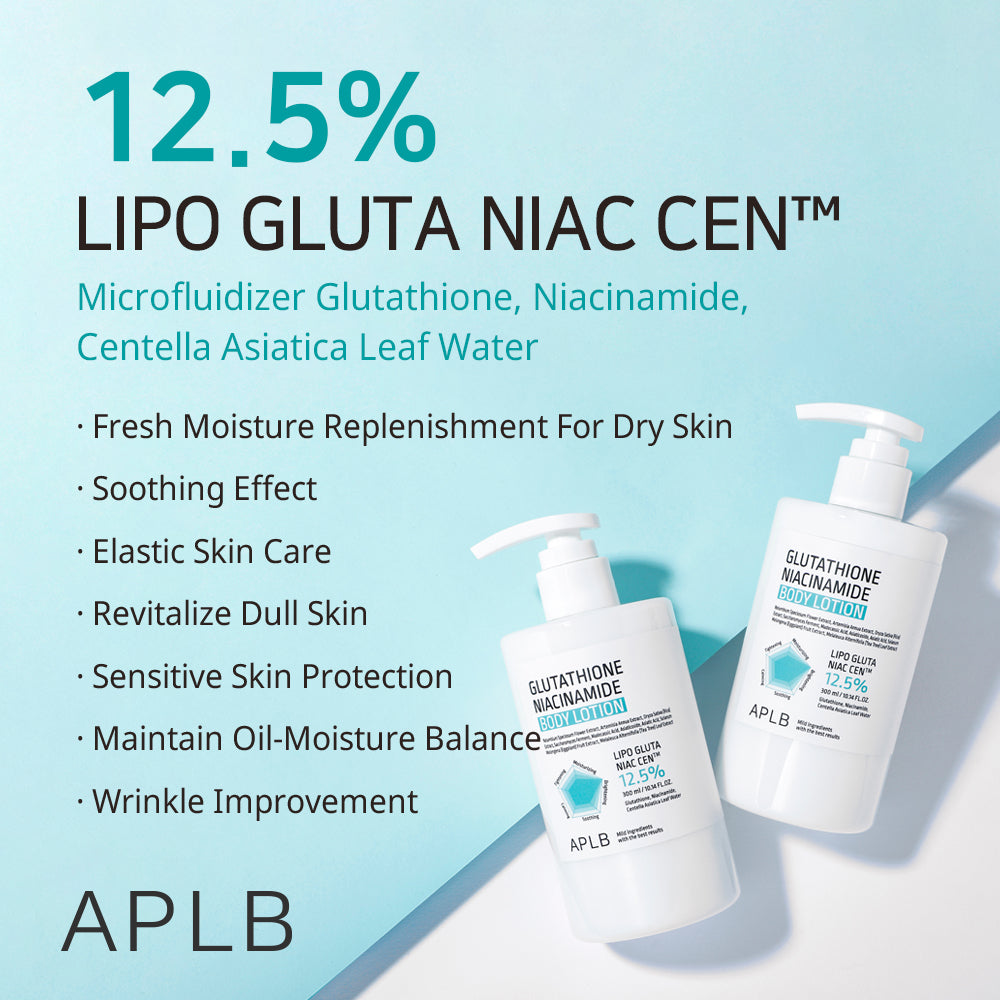Glutathione Niacinamide Body Lotion - Κρέμα σώματος για λάμψη και καταπράυνση