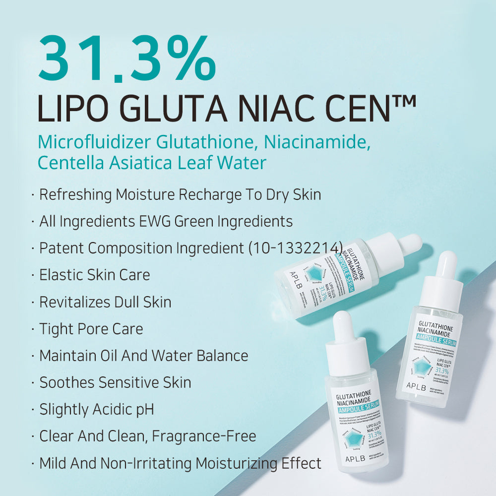 Glutathione Niacinamide Ampoule Serum –