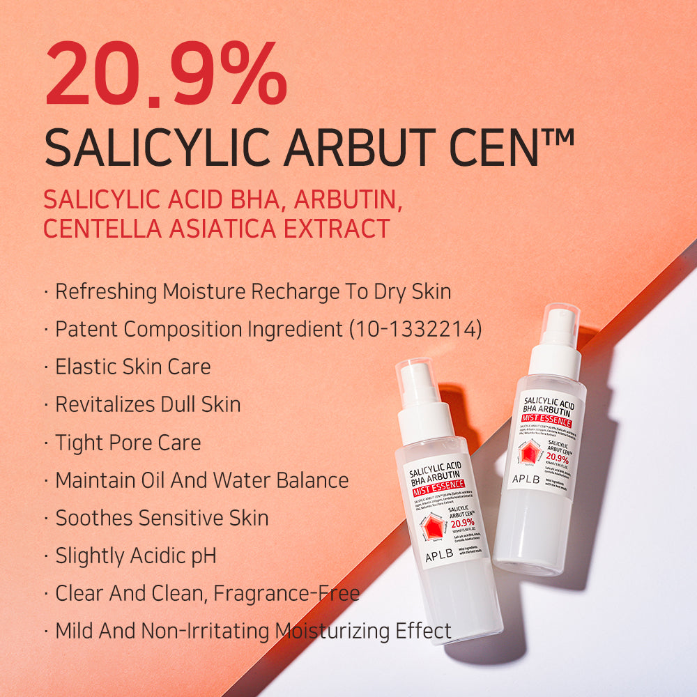 Salicylic Acid BHA Arbutin Mist Essence - Εξισορροπητικό Mist για Ακμή και Πόρους