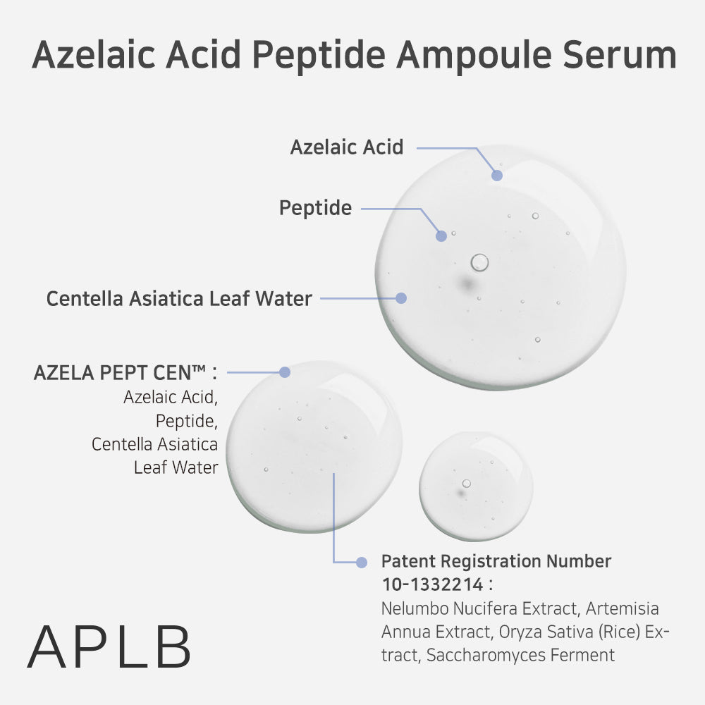 Azelaic Acid Peptide Ampoule Serum – Ορός για Ομοιόμορφο Τόνο & Ελαστικότητα