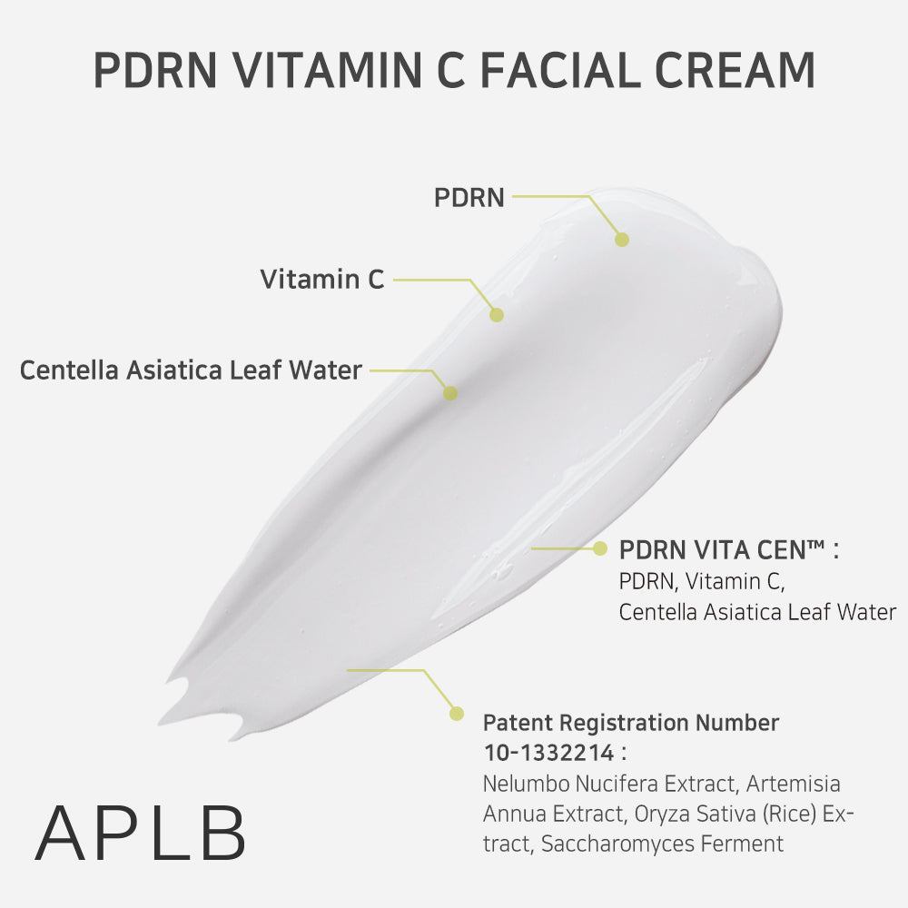 PDRN Vitamin C Facial Cream – Αντιγηραντική Κρέμα Προσώπου για Ομοιόμορφο τόνο
