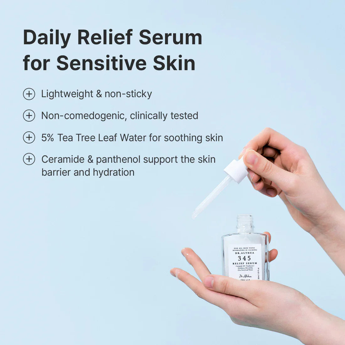 345 Relief Serum – Καταπραϋντικός Ορός Προσώπου με PDRN, Νιασιναμίδη & Ceramides