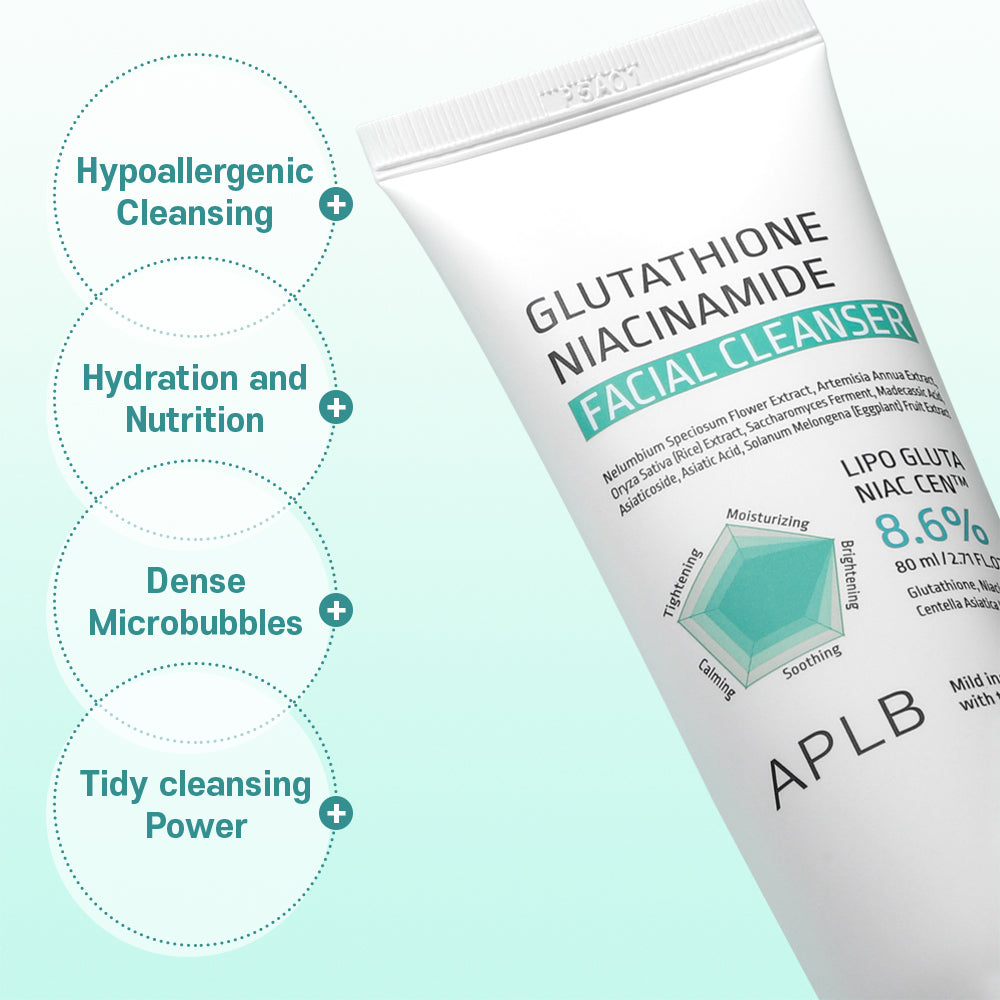 Glutathione Niacinamide Facial Cleanser Glowberry.gr Glutathione Niacinamide Facial Cleanser Glowberry.gr