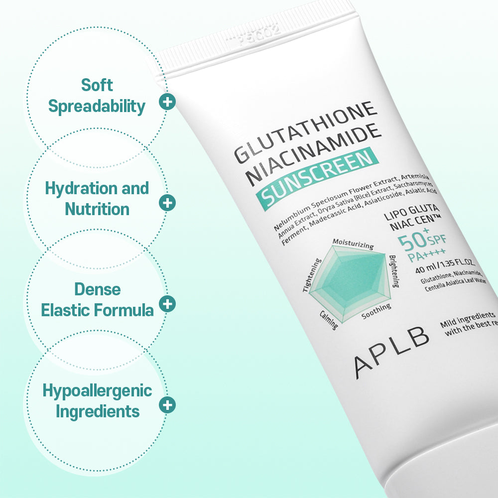 Glutathione Niacinamide Sunscreen - Αντηλιακή Κρέμα Προσώπου με Γλουταθειόνη & Νιασιναμίδη