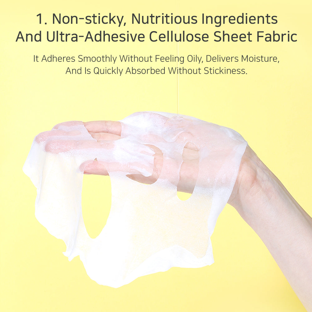 Retinol Vitamin C Vitamin E Sheet Mask – Μάσκα Αναζωογόνησης & Αντιγήρανσης