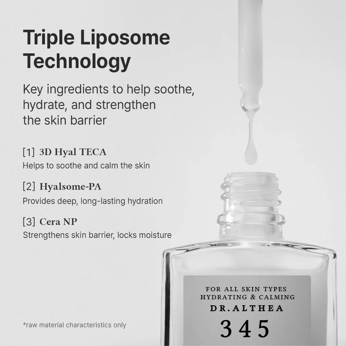 345 Relief Serum – Καταπραϋντικός Ορός Προσώπου με PDRN, Νιασιναμίδη & Ceramides