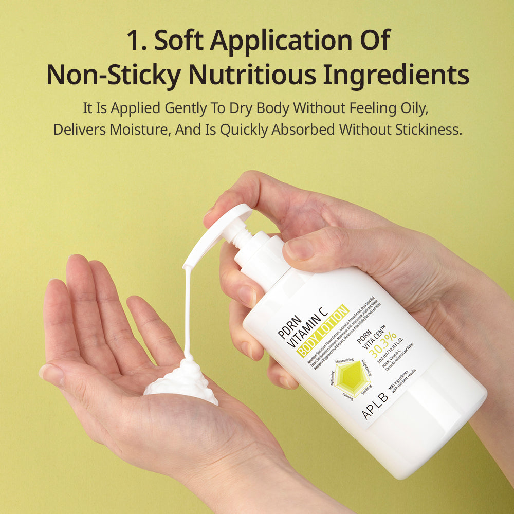 PDRN Vitamin C Body Lotion – Ενυδατική Λοσιόν Σώματος για Λάμψη & Θρέψη