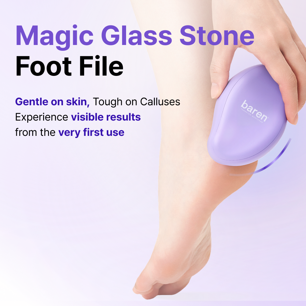 MagicGlass Stone Foot file - Γυάλινη Λίμα Ποδιών Διπλής Όψης για Κάλους & Σκληρύνσεις