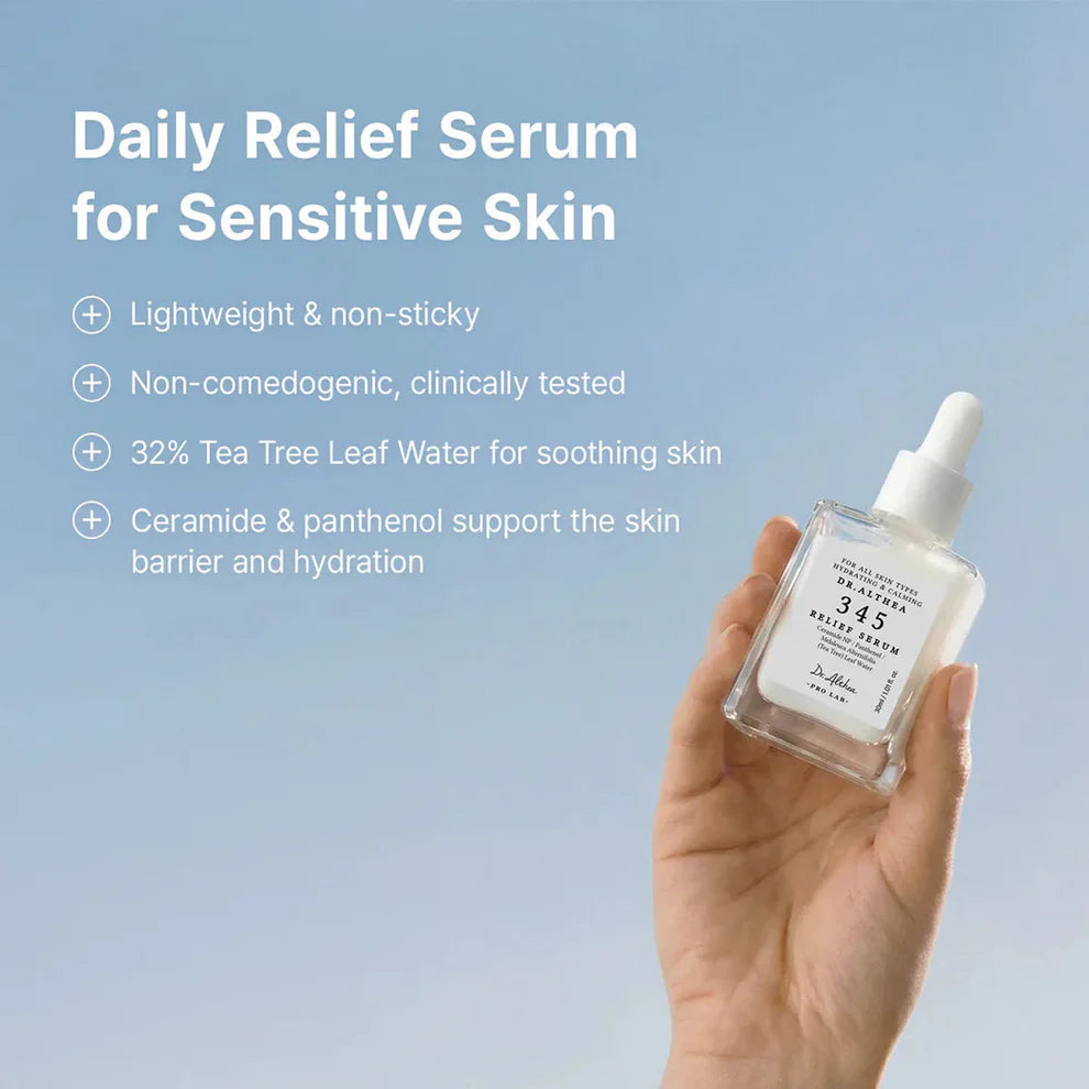 345 Relief Serum – Καταπραϋντικός Ορός Προσώπου με PDRN, Νιασιναμίδη & Ceramides