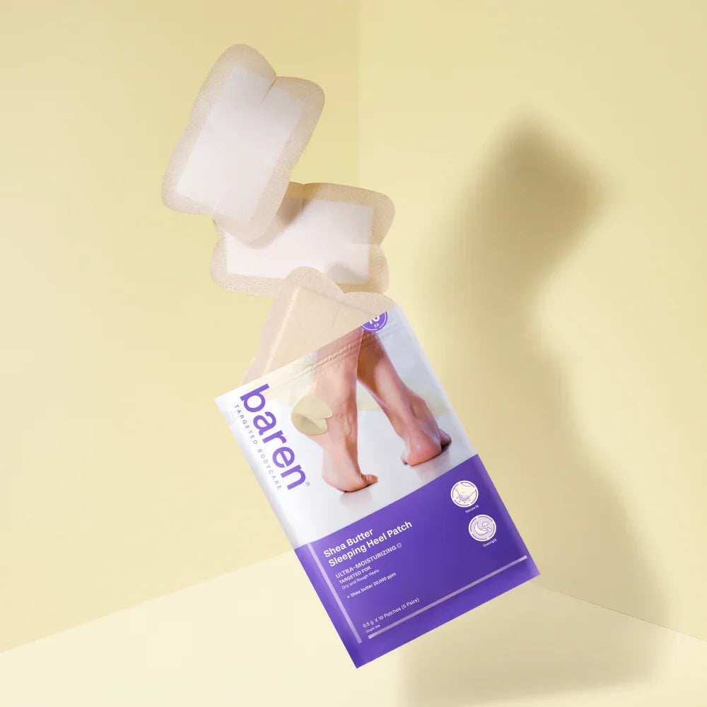 Shea Butter Sleeping Heel Patch - Μάσκα Νύχτας για Σκασμένες Φτέρνες με Βούτυρο Καριτέ