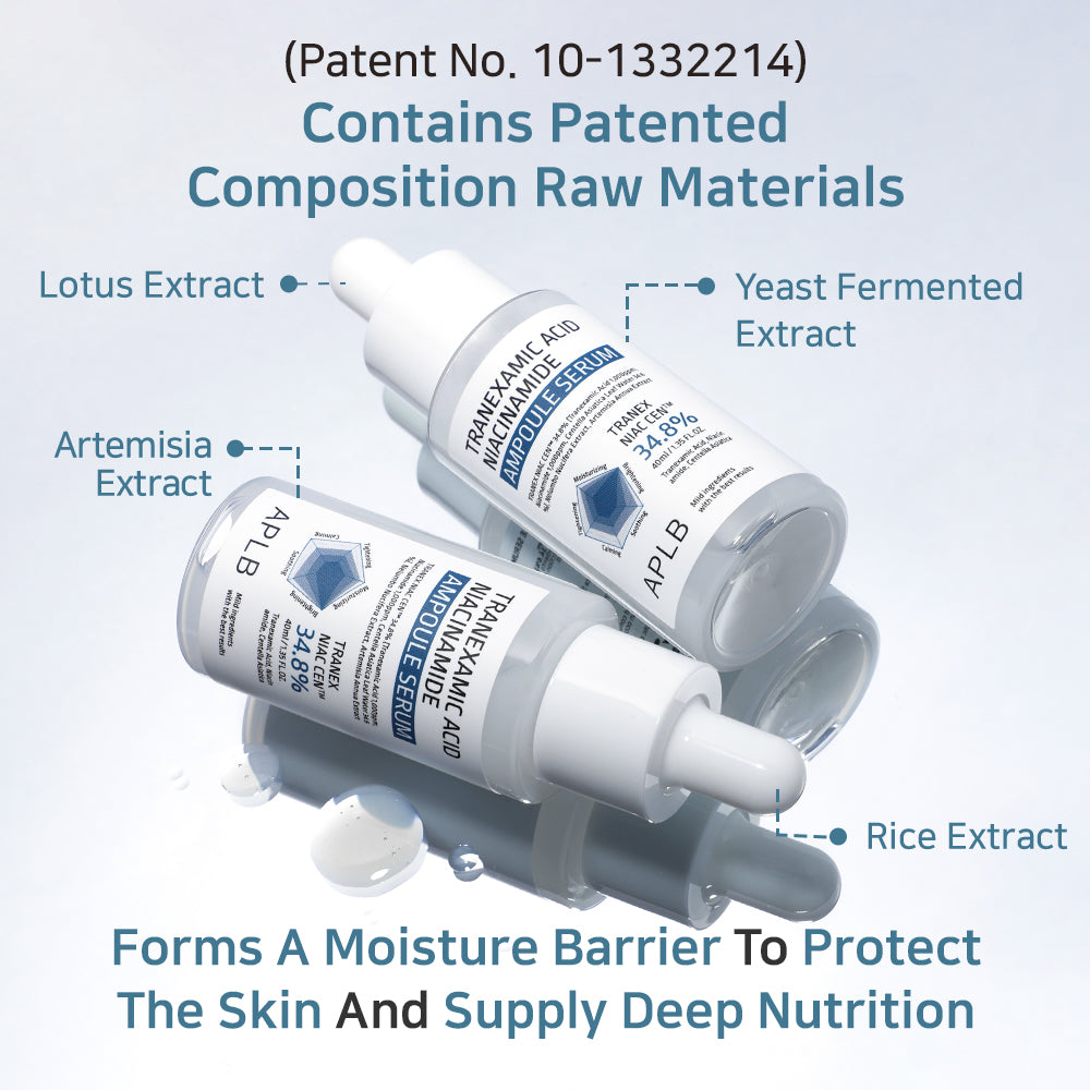 Tranexamic Acid Niacinamide Ampoule Serum – Λευκαντικός & Ενυδατικός Ορός