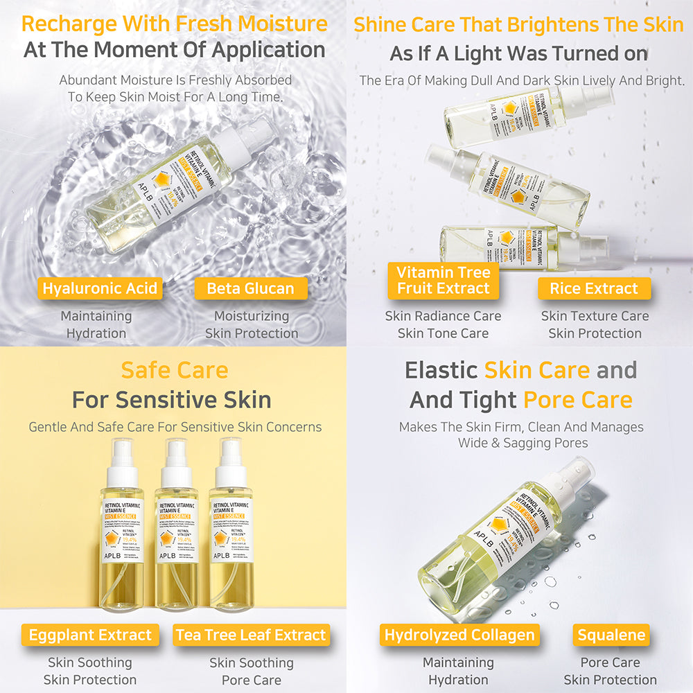 Retinol Vitamin C Vitamin E Mist Essence