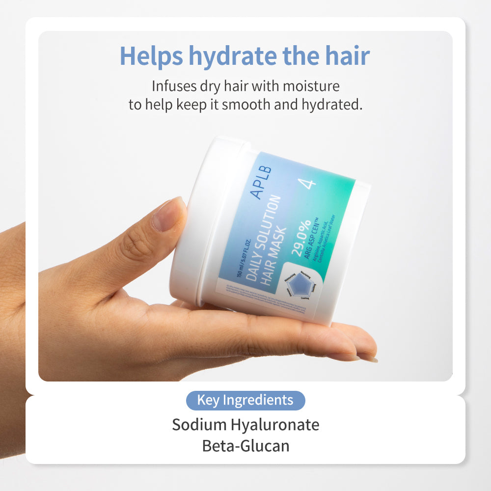Daily Solution Hair Mask – Εντατική Μάσκα Θρέψης & Επανόρθωσης με Centella, Αμινοξέα & Φυτικά Έλαια