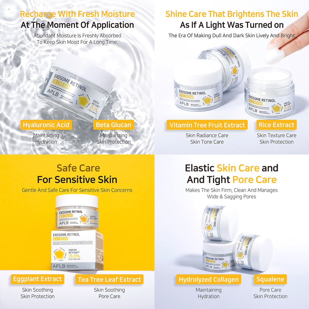 Exosome Retinol EX Cream - Κρέμα Προσώπου με Ρετινόλη & Εξοσώματα
