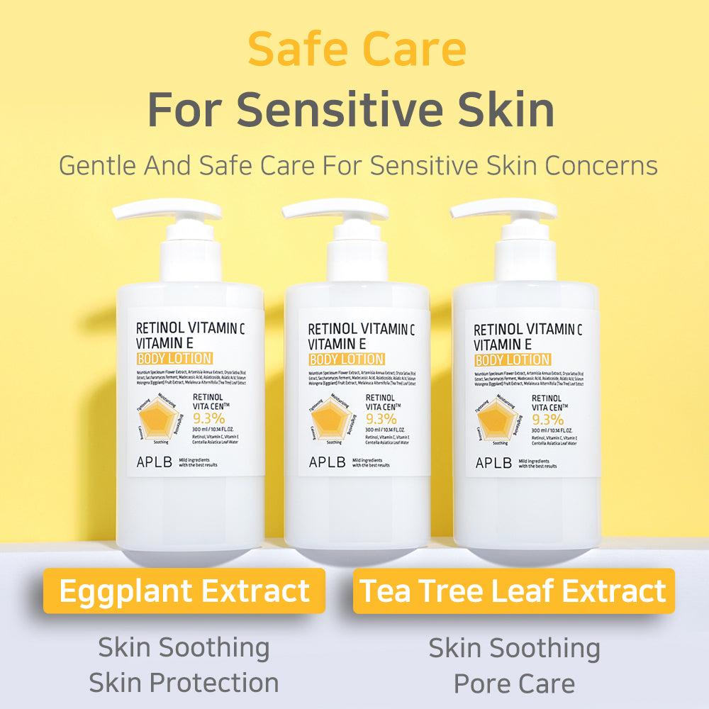 Retinol Vitamin C Vitamin E Body Lotion - Αντιγήρανση & Λάμψη για Όλο το Σώμα