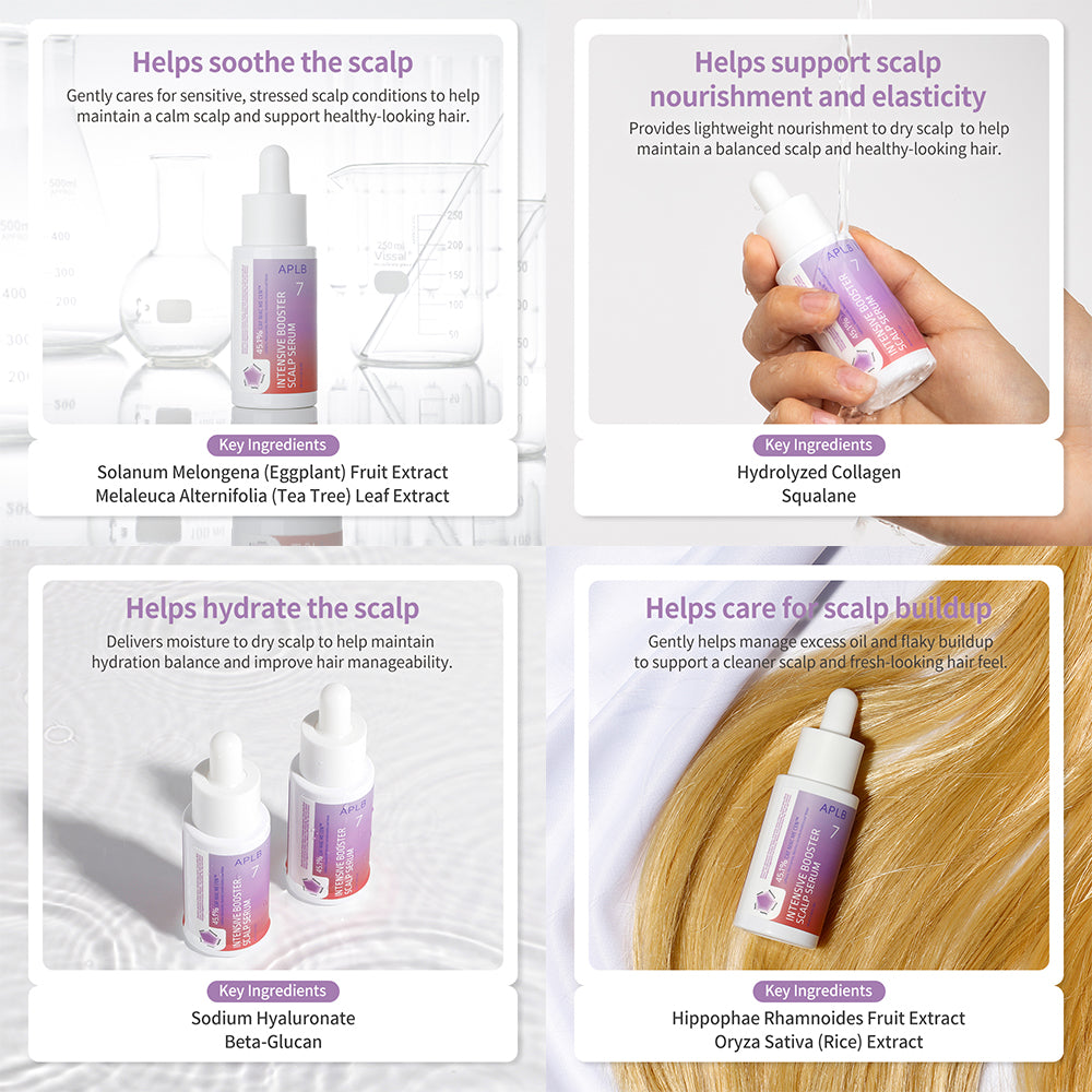 Intensive Booster Scalp Serum – Ενδυναμωτικός Ορός Τριχωτού με Κερατίνη, Πρωτεΐνες Μεταξιού & Centella