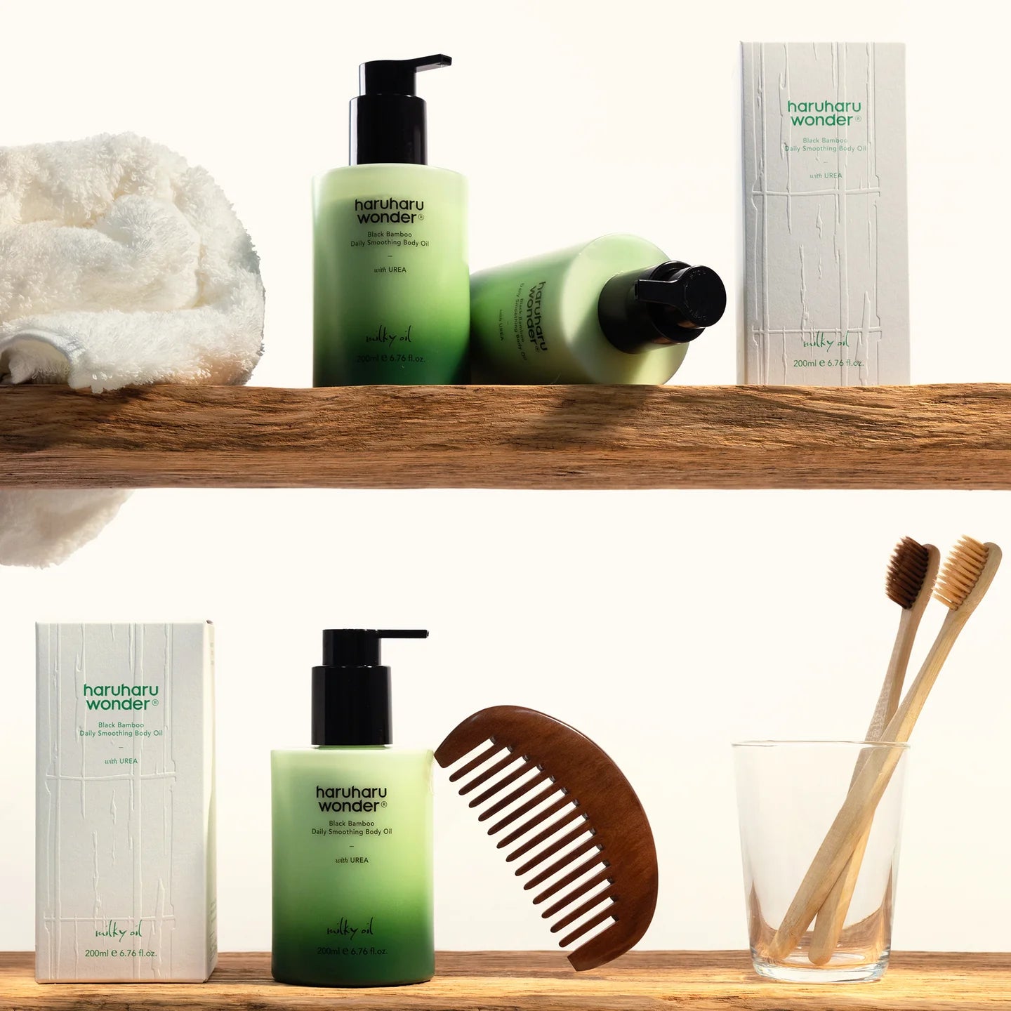 Black Bamboo Daily Smoothing Body Oil 