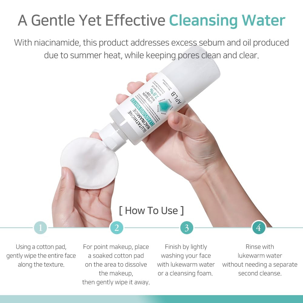 Glutathione Niacinamide Cleansing Water - Καθαριστικό νερό με Γλουταθειόνη & Νιασιναμίδη