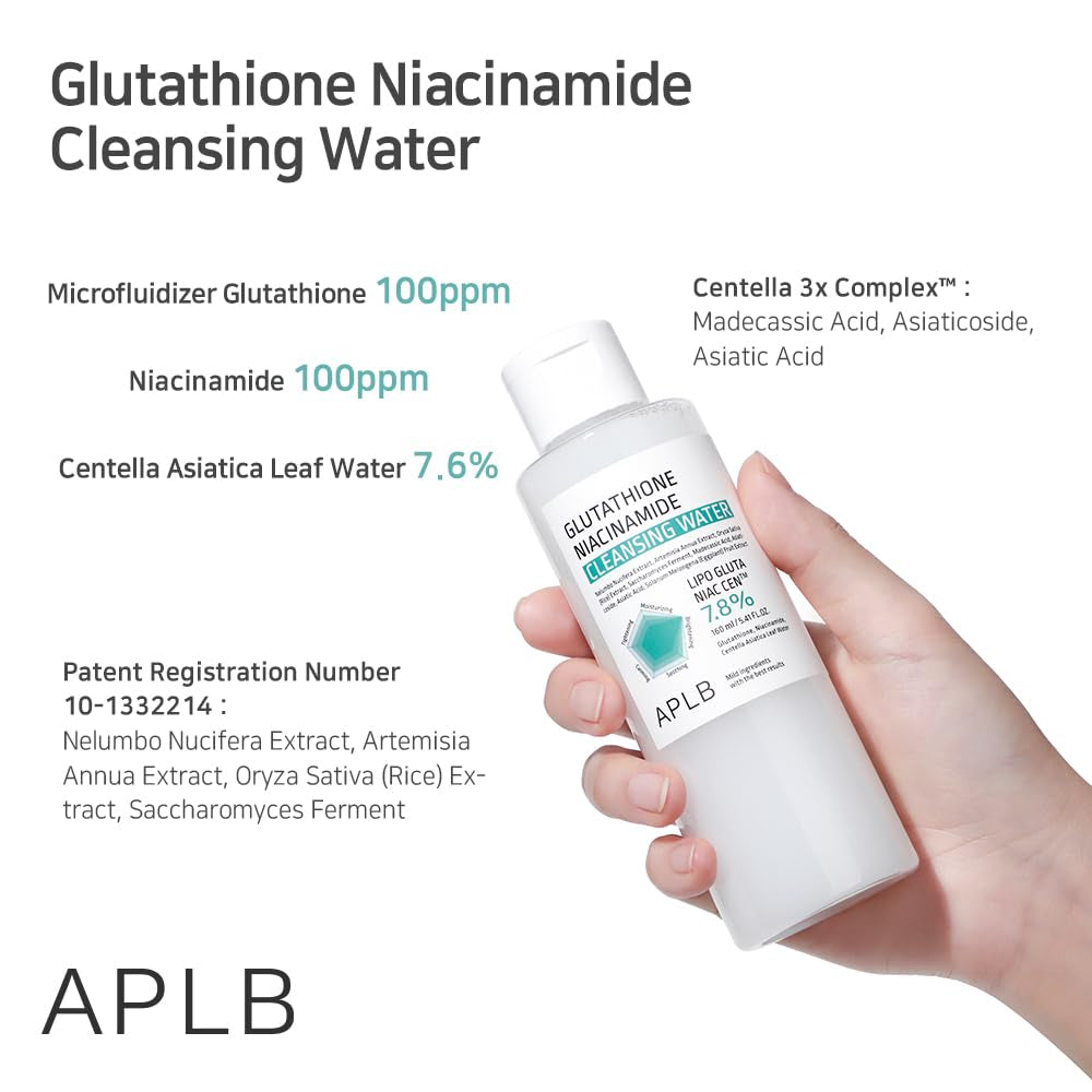 Glutathione Niacinamide Cleansing Water - Καθαριστικό νερό με Γλουταθειόνη & Νιασιναμίδη
