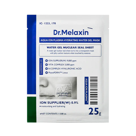 Aqua Ion Plasma Hydrating Water Gel Mask - Ενυδατική μάσκα προσώπου για άμεση αναζωογόνηση και λάμψη