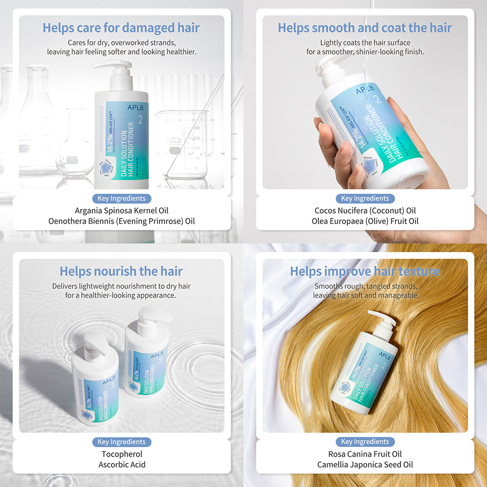 Daily Solution Hair Conditioner – Ενυδατική & Θρεπτική Μαλακτική Κρέμα Μαλλιών με Centella & Αμινοξέα