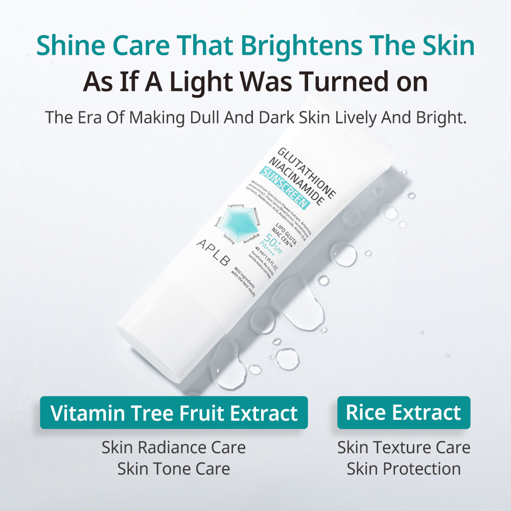 Glutathione Niacinamide Sunscreen - Αντηλιακή Κρέμα Προσώπου με Γλουταθειόνη & Νιασιναμίδη