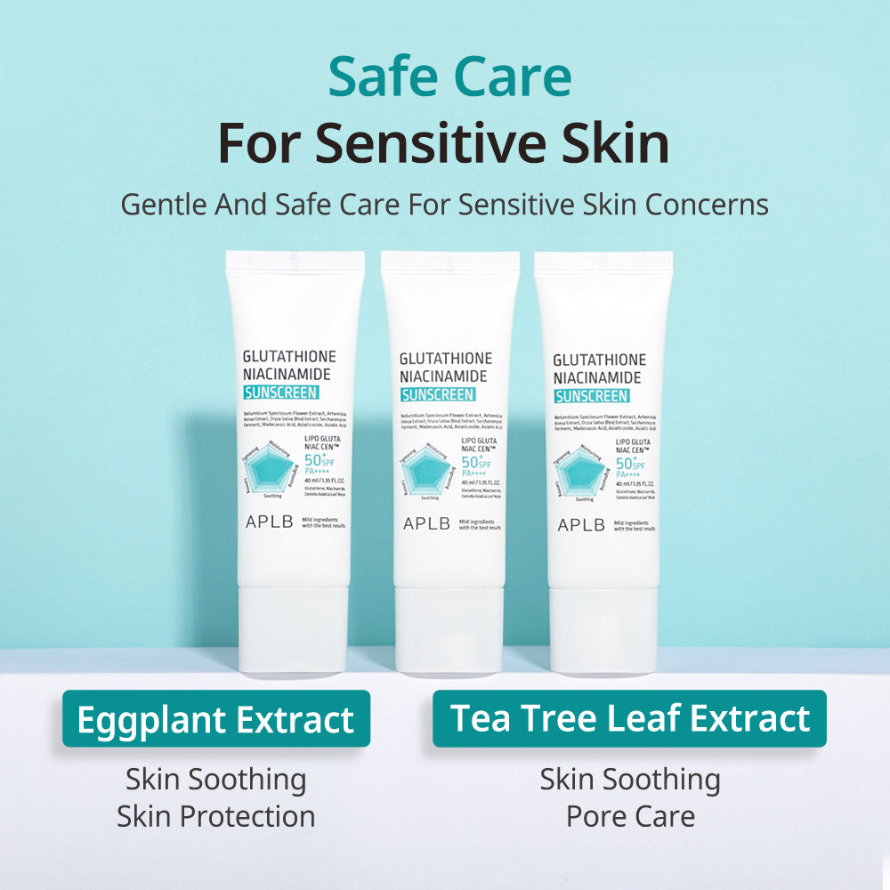 Glutathione Niacinamide Sunscreen - Αντηλιακή Κρέμα Προσώπου με Γλουταθειόνη & Νιασιναμίδη