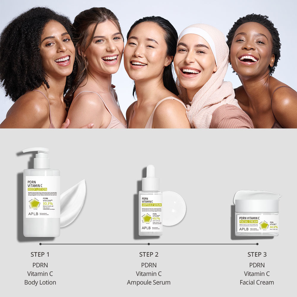 PDRN Vitamin C Body Lotion – Ενυδατική Λοσιόν Σώματος για Λάμψη & Θρέψη