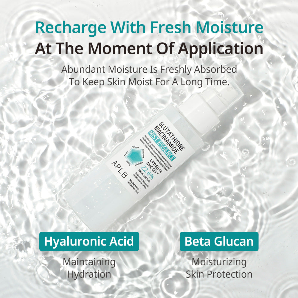 Glutathione Niacinamide Mist Essence – Ενυδατική & Καταπραϋντική Essence σε Μορφή Mist