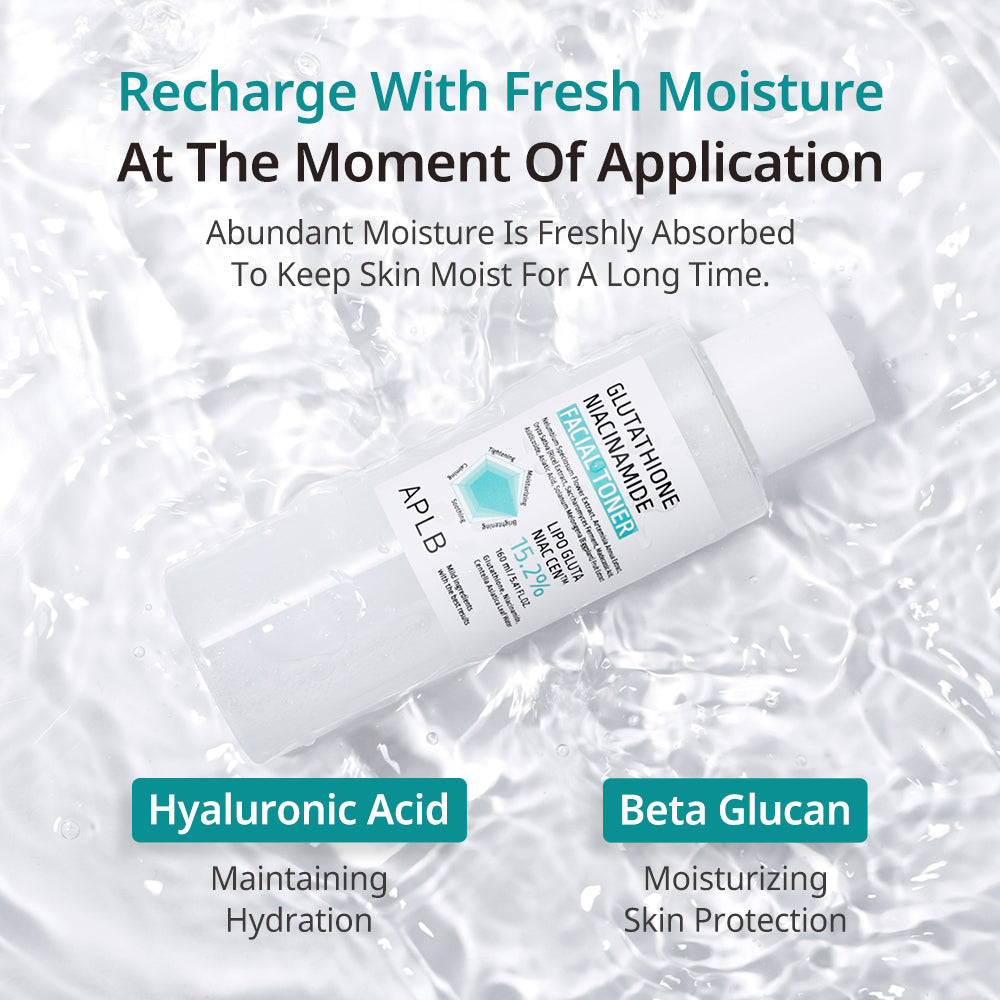 Glutathione Niacinamide Facial Toner – Τονωτική Λοσιόν για Ενυδάτωση & Λάμψη