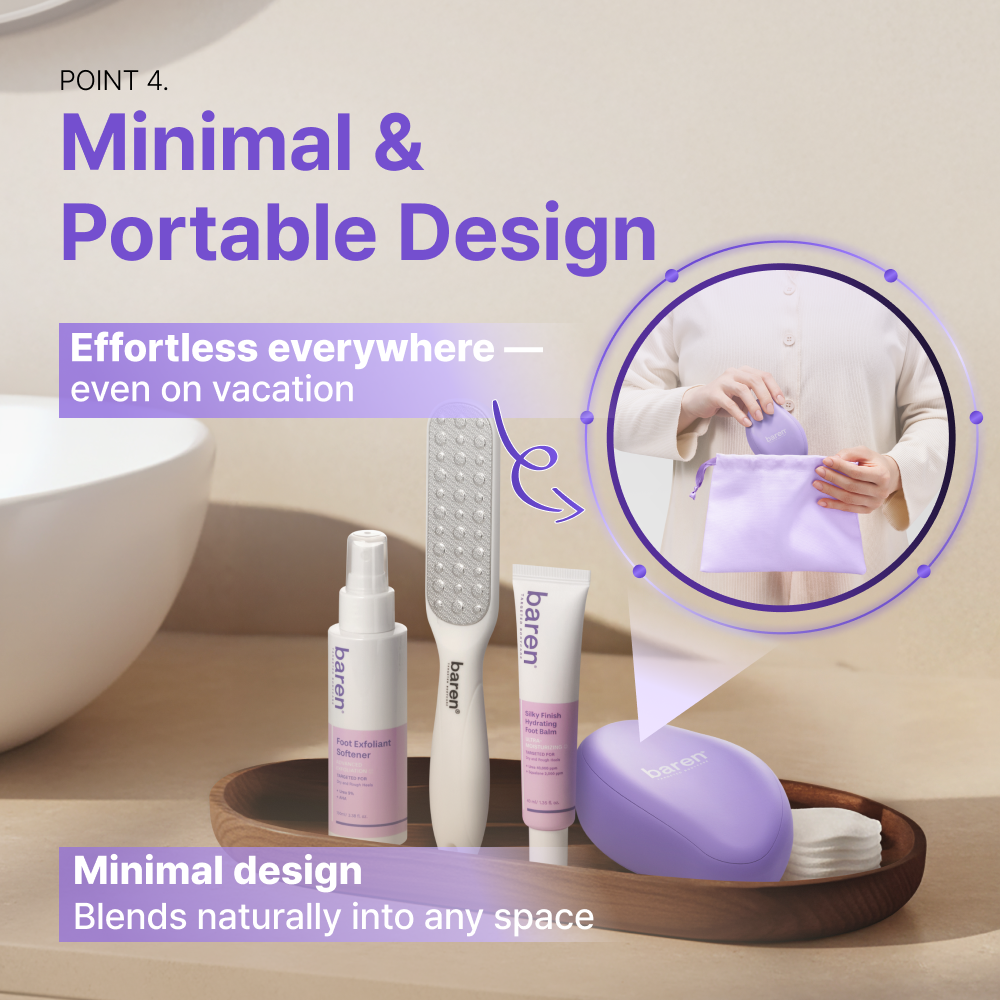 MagicGlass Stone Foot file - Γυάλινη Λίμα Ποδιών Διπλής Όψης για Κάλους & Σκληρύνσεις